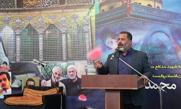مراسم سالگرد شهيد مدافع حرم حجتالاسلام «محمدامين کريميان» به همت کانون شهدا بهنمير برگزار شد 9