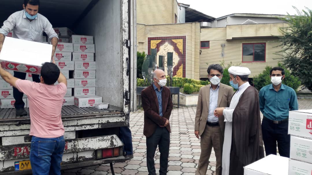 توزيع 2400بسته گوشت مازندران