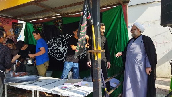 برپايي موکب الشهدا کانون سيرت الرسول(ص) مسجد جامع باقرتنگه بابلسر 3