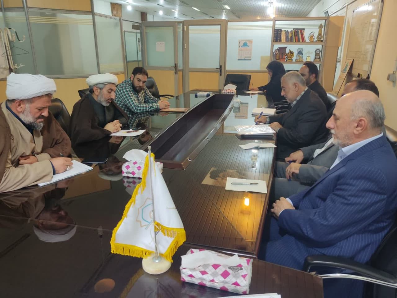 انعقاد تفاهم نامه همکاري بيت ستاد کانون هاي مساجد استان با ستاد توسعه و باز سازي عتبات عاليات استان