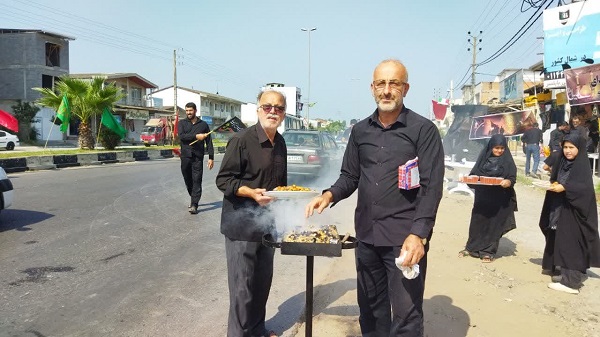 برپايي موکب الشهدا کانون سيرت الرسول(ص) مسجد جامع باقرتنگه بابلسر  4