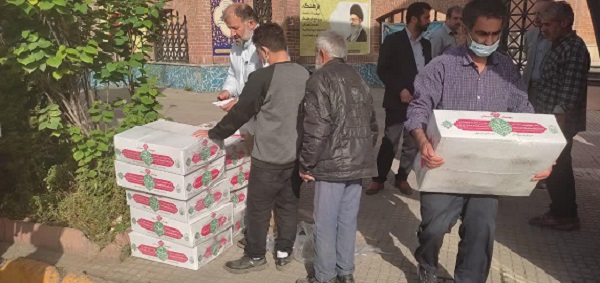 توزيع 1200 بسته گوشت بين نيازمندان مازندران 5
