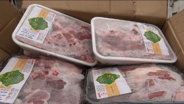 توزيع گوشت ماه رجب  المرجب مازندران 10
