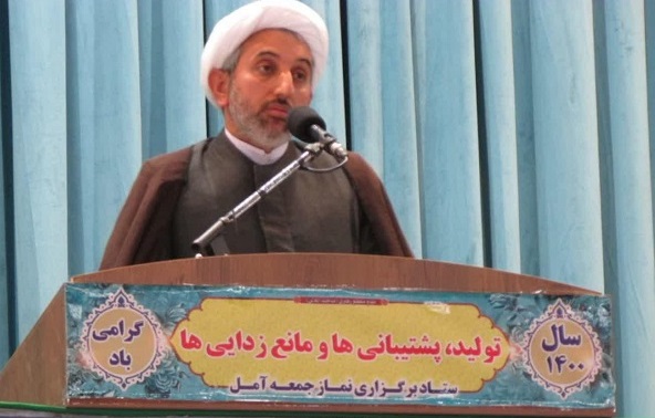 سخنراني سرپرست ستاد فهما مازندران در خطبه هاي پيش از نماز جمعه آمل