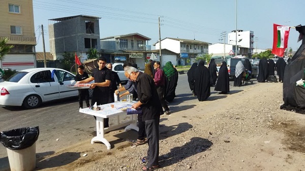 برپايي موکب الشهدا کانون سيرت الرسول(ص) مسجد جامع باقرتنگه بابلسر  8
