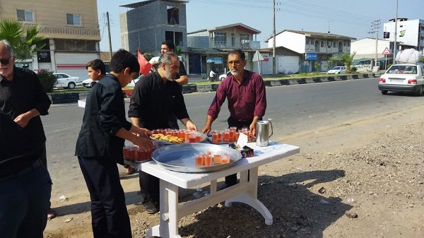 برپايي موکب الشهدا کانون سيرت الرسول(ص) مسجد جامع باقرتنگه بابلسر  6