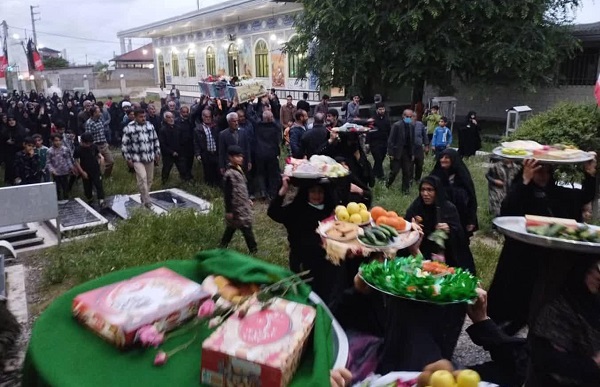 اعضاي کانون سيد زين العابدين جويبار از شهيد خوشنام به خوبي پذيرايي کردند 8