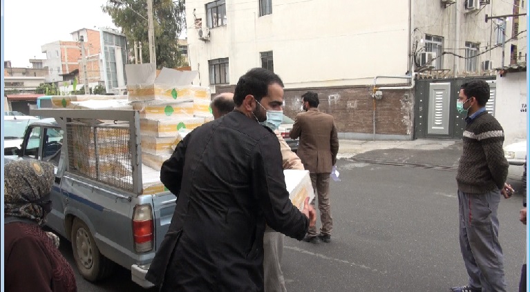 توزيع گوشت ماه رجب  المرجب مازندران 13