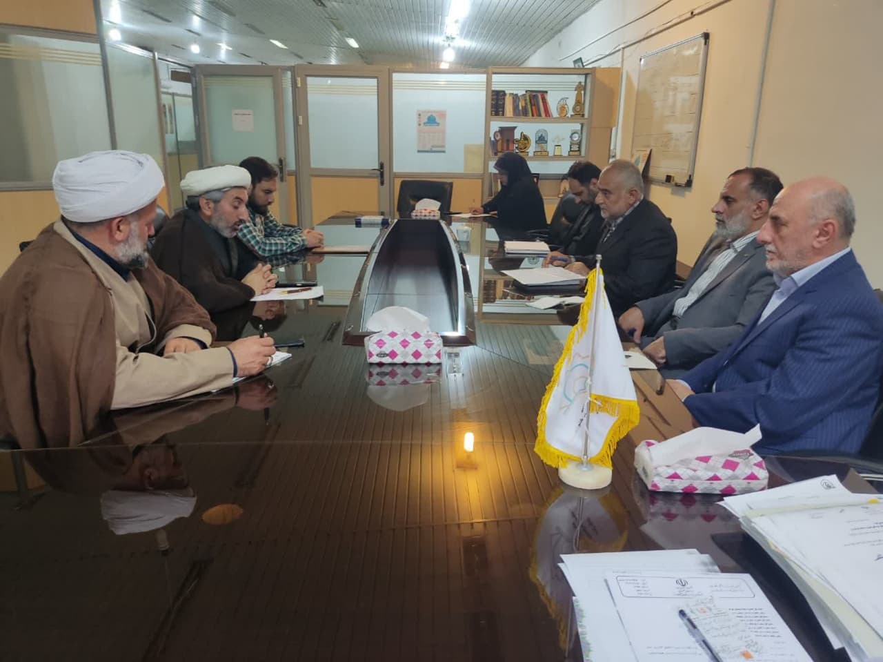 انعقاد تفاهم نامه همکاري بيت ستاد کانون هاي مساجد استان با ستاد توسعه و باز سازي عتبات عاليات استان