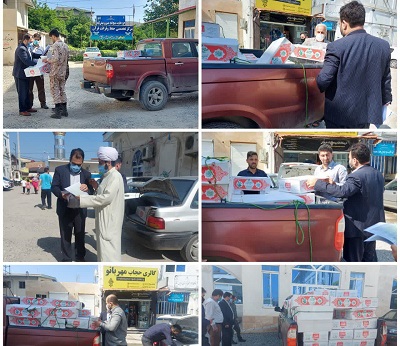 بسته‌هاي گوشت گرم ميان نيازمندان در شهرستان عباس آباد توزيع شد