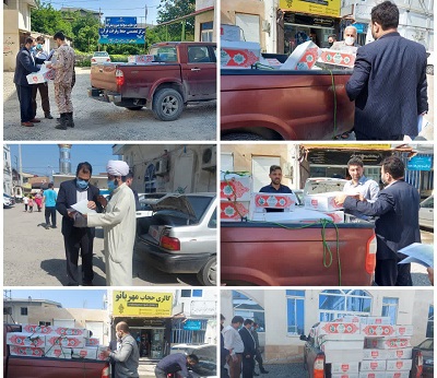 بستههاي گوشت گرم ميان نيازمندان در شهرستان عباس آباد توزيع شد