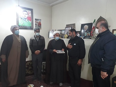 ديدار صميمانه مدير و کارکنان ستاد فهما مازندران با خانواده شهيد «مجتبي برسنجي سرخکلايي»