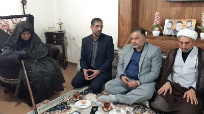 ديدار با خانواده شهيد «عباس جمشيدي» در قالب طرح ملي سهشنبههاي تکريم