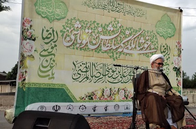 جشن دهه کرامت با حضور دانش آموزان برگزار شد