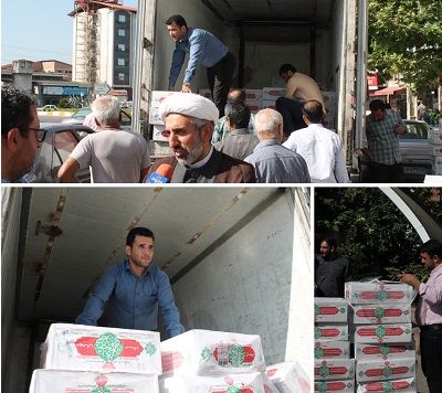 1200 بسته گوشت بين نيازمندان مازندراني توزيع شد