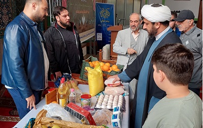 تهيه و توزيع ۲۰۰ بسته معيشتي به نيازمندان با حضور سرپرست ستاد هماهنگي کانون هاي مساجد مازندران