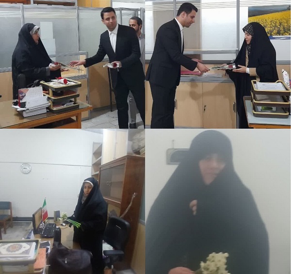تقدير از بانوان شاغل در ستاد هماهنگي کانون هاي مساجد مازندران به مناسبت ولادت حضرت فاطمه(س)